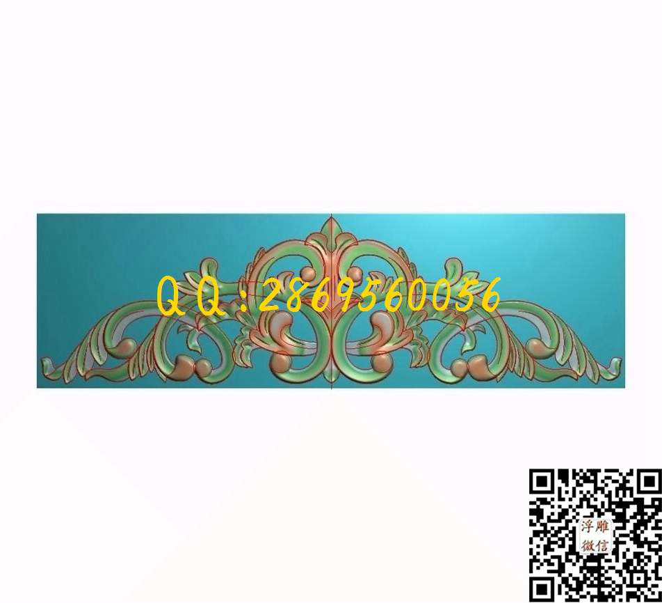 门花334-99_欧式长条洋花横洋花门楣门头花门花洋贴花门上花镂空洋花精雕图浮雕图